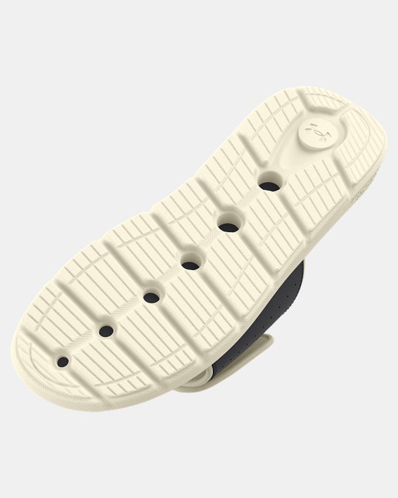 Men's UA Ignite Pro Etched In Stone Slides in White image number 4
